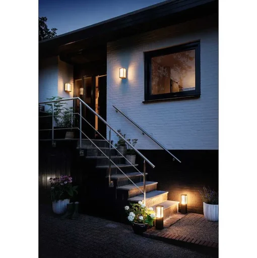 Applique Murale Philips Hue White Fuzo Led Noir, 1 Lumiere
