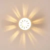 Applique Murale Safari Chrome Brosse, 1 Lumiere