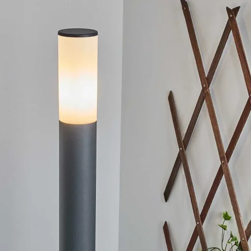 Borne Lumineuse Caserta Anthracite, 1 Lumiere