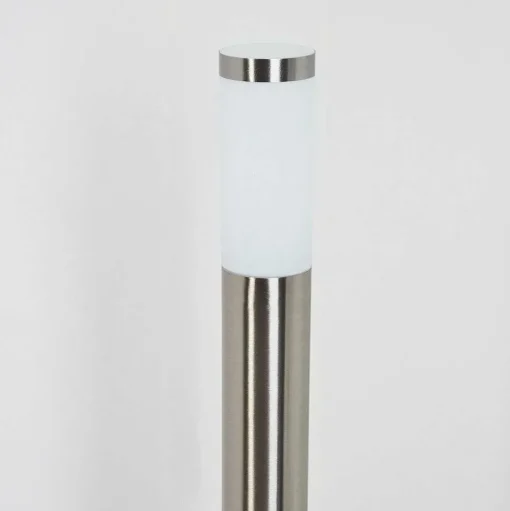 Borne Lumineuse Sessa Nickel Mat, 1 Lumiere