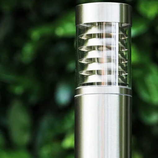 Lampadaire D'Exterieur Dakar Acier Inoxydable, 1 Lumiere