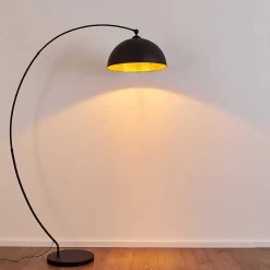 Lampadaire Miranda Noir, 1 Lumiere