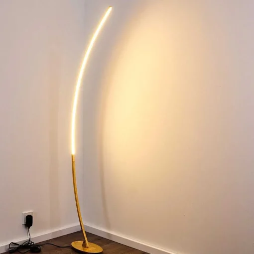 Lampadaire Nagu Led Or, 1 Lumiere