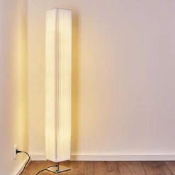 Lampadaire Newtok Chrome, 2 Lumieres