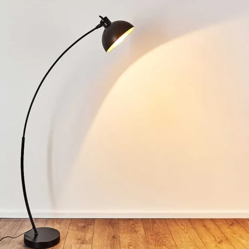 Lampadaire Parola Noir, 1 Lumiere