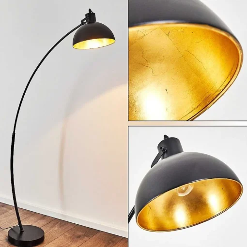 Lampadaire Parola Noir, 1 Lumiere