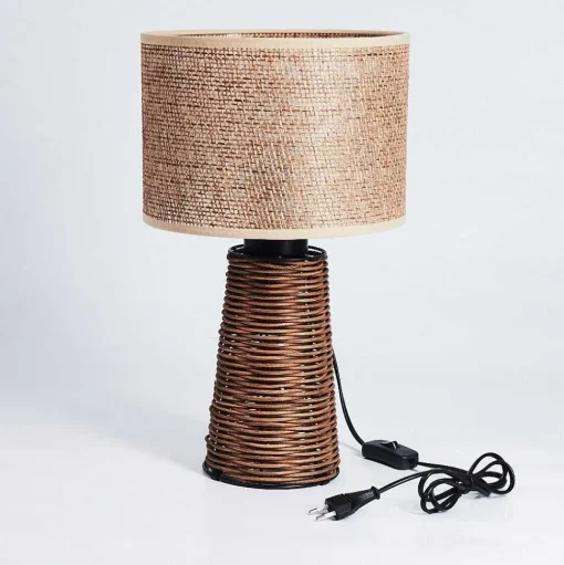 Lampe De Table Balifoudray Ecru, Noir, 1 Lumiere