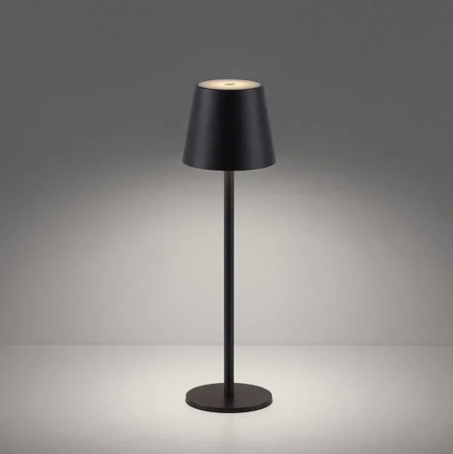 Lampe De Table Leuchten-Direkt Euria Led Noir, 1 Lumiere