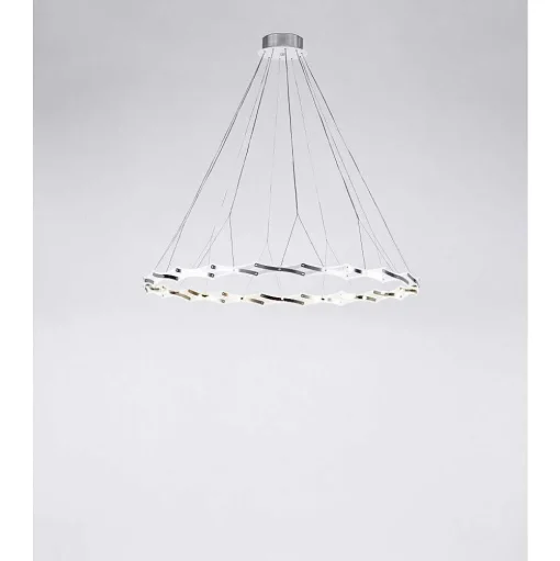 Lustre Serien Lighting Zoom Acier Inoxydable, 20 Lumieres