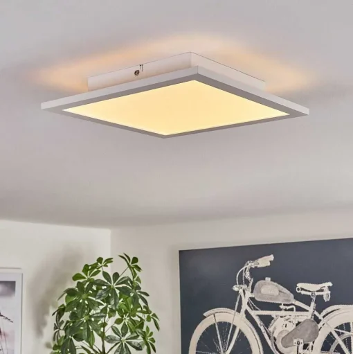 Plafonnier 30 Cm Valmanya Led Blanc, 1 Lumiere