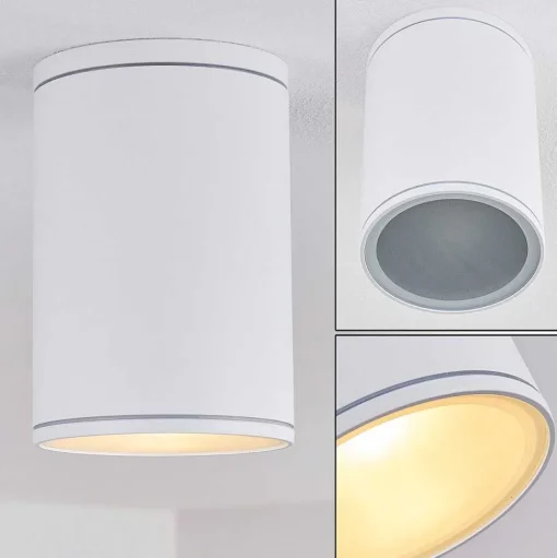 Plafonnier Agua Blanc, 1 Lumiere