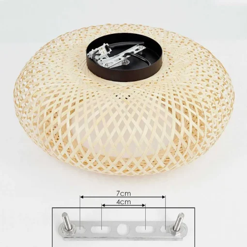 Plafonnier Alavi Noir, 1 Lumiere