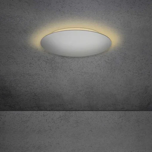 Plafonnier Escale Blade Led Argente, 1 Lumiere