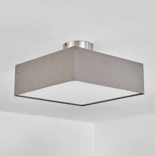 Plafonnier Taboga Nickel Mat, 2 Lumieres