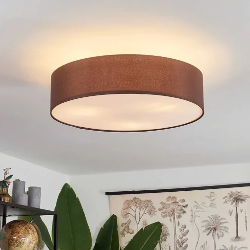 Plafonnier Tveid Nickel Mat, 3 Lumieres