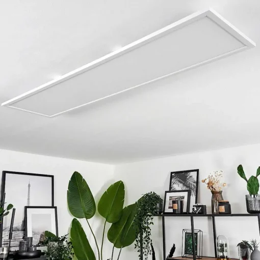 Plafonnier Vex Led Blanc, 1 Lumiere, Telecommandes