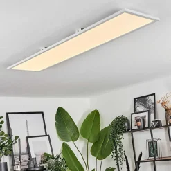Plafonnier Vex Led Blanc, 1 Lumiere, Telecommandes