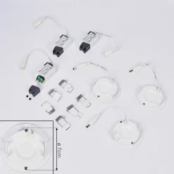 Spot Encastrable Finsrud Led Blanc, 1 Lumiere