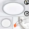 Spot Encastrable Pawcatuck Led Chrome, Blanc, 1 Lumiere
